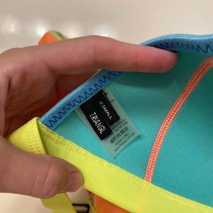 TRIANGL multicolor neoprene bikini top and bottom